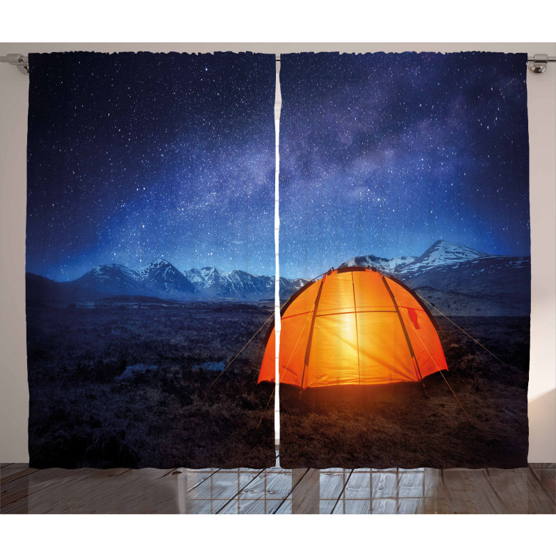 Camp Tent Holiday Journey Curtain