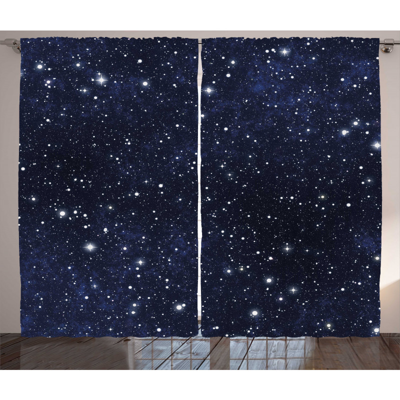 Vivid Celestial Sky View Curtain
