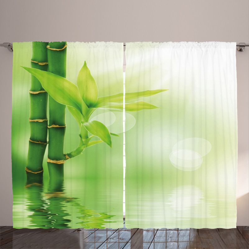 Bamboo out of Water Curtain