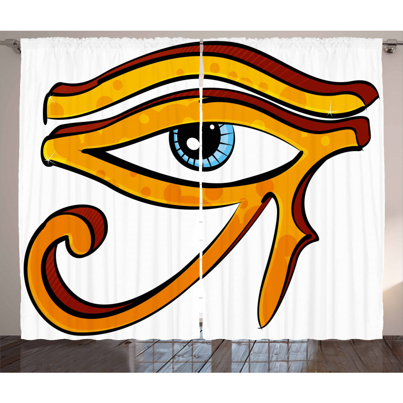 Eye Shape Egyptian Curtain