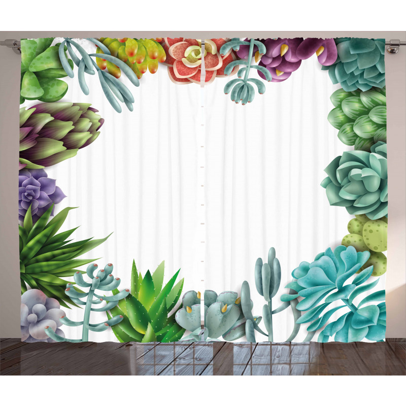 Garden Tropical Nature Curtain