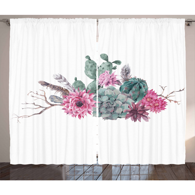 Hipster Elements Curtain