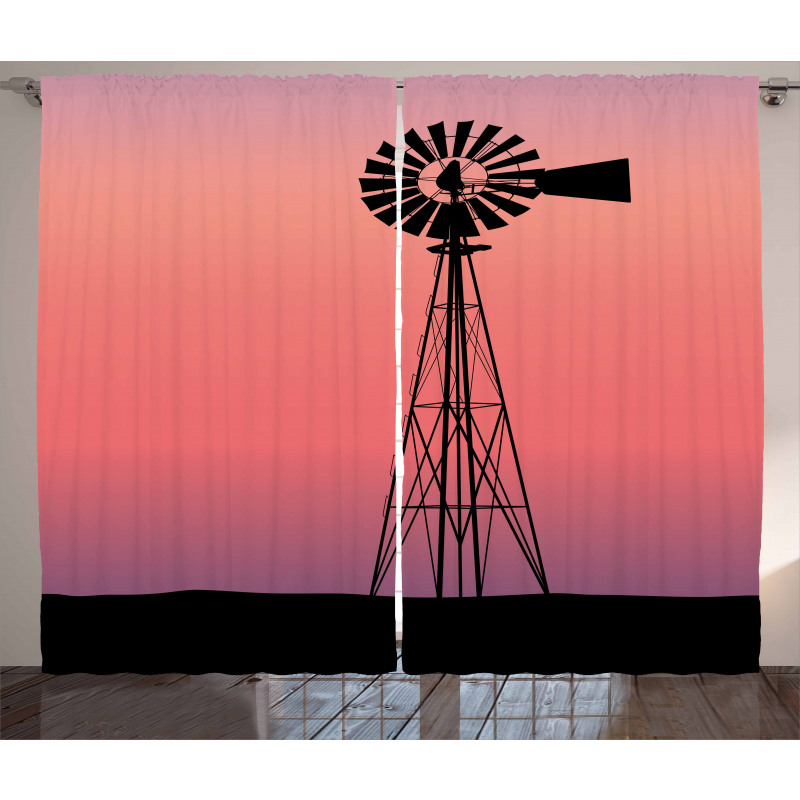 Dreamy Western Sunset Curtain