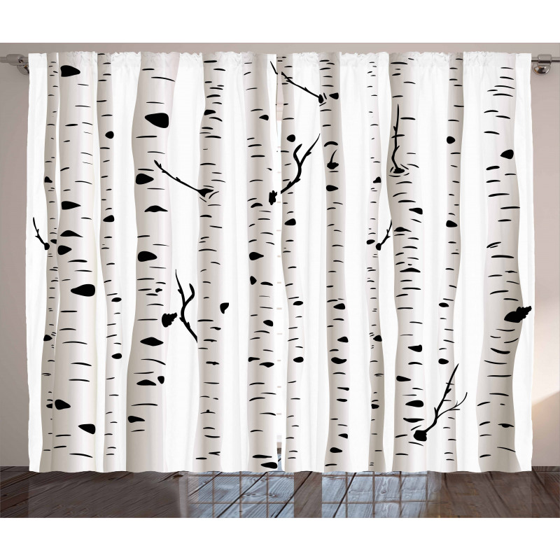 Seasonal Woodland Curtain