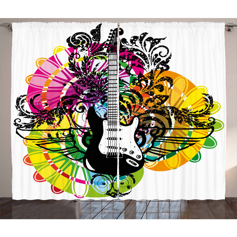 Floral Vibrant Curtain