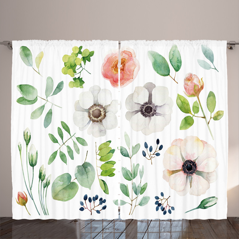 Floral Elements Curtain