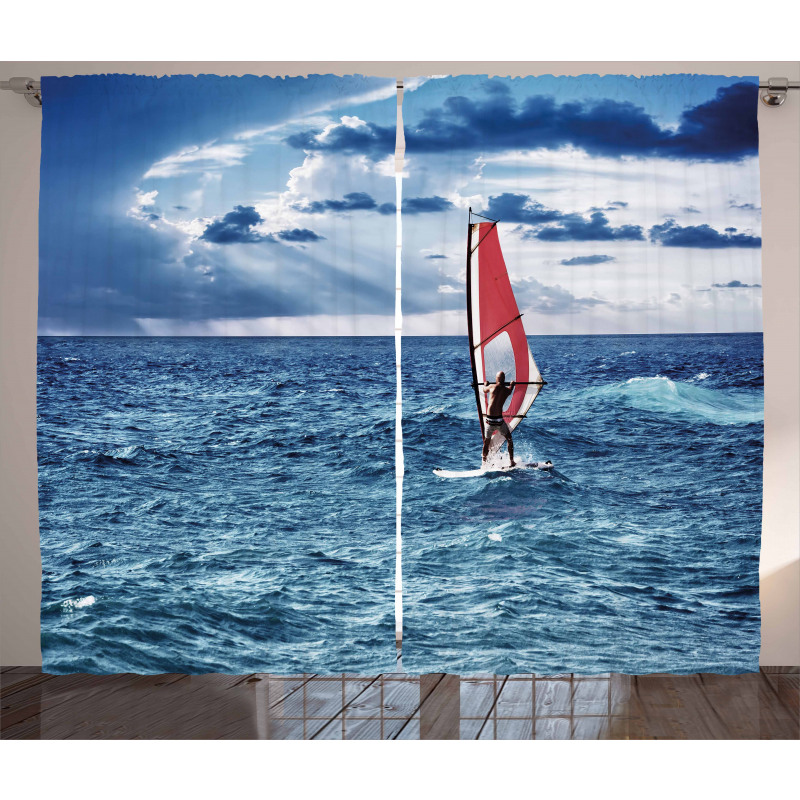 Windsurfer on Sea Curtain