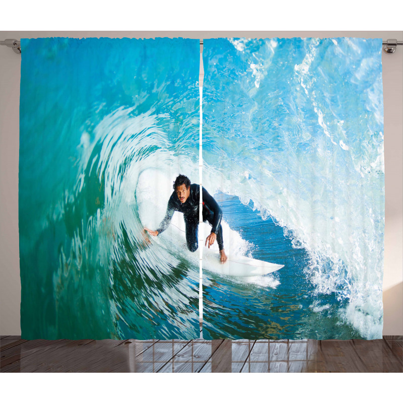 Wave Surfer Sport Curtain