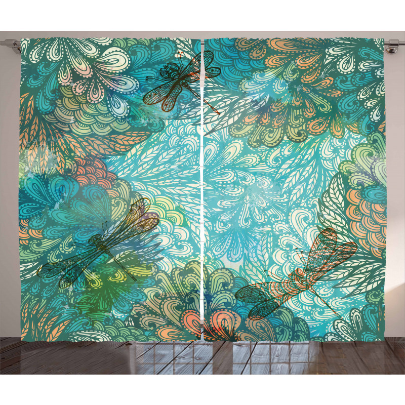 Fantasy Flowers Mix Curtain