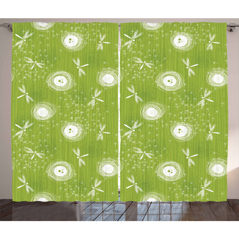 Dandelion Sketchy Curtain