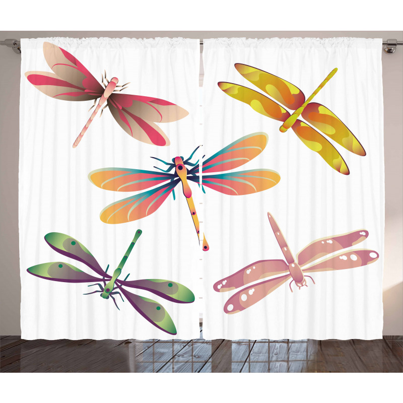 Art Bugs Modern Curtain