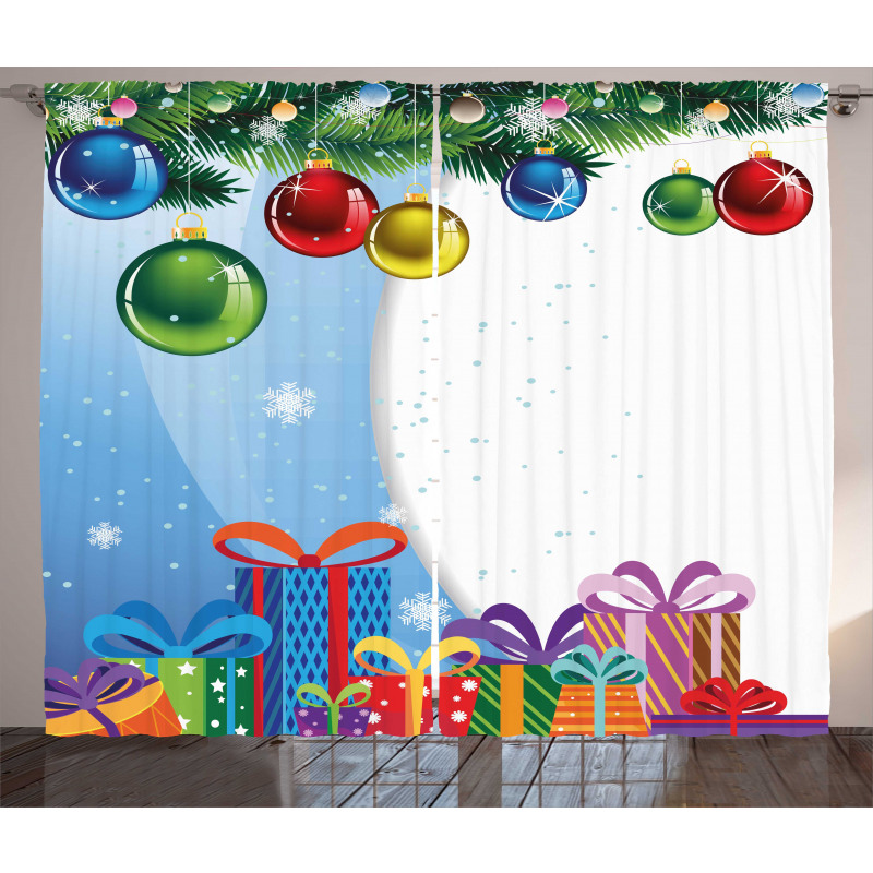 Surprise Boxes Balls Curtain