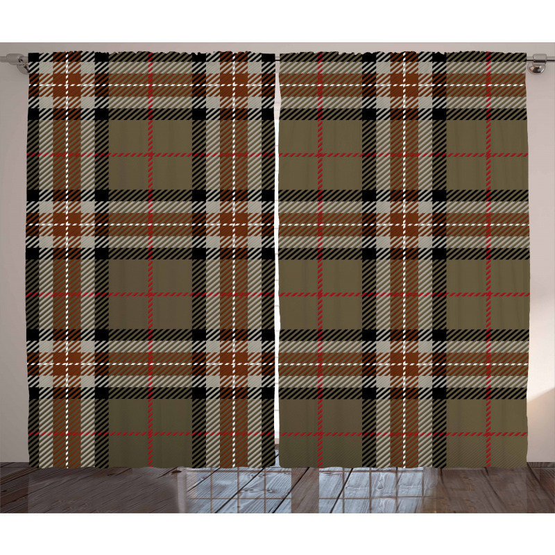 Scottish Geometric Curtain