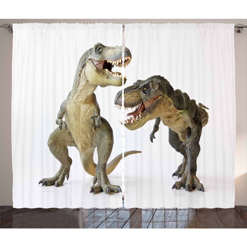 T-Rex Pair Predators Curtain