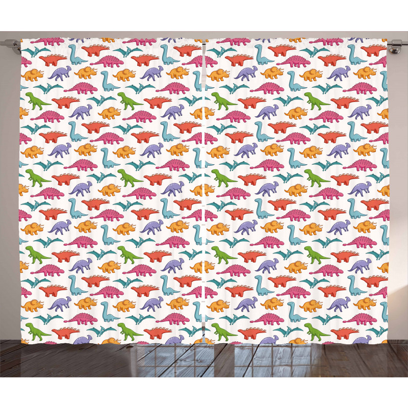 Colorful Kids Pattern Curtain