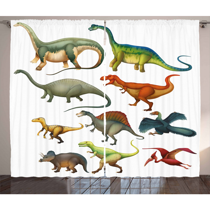 Jurassic Composition Curtain