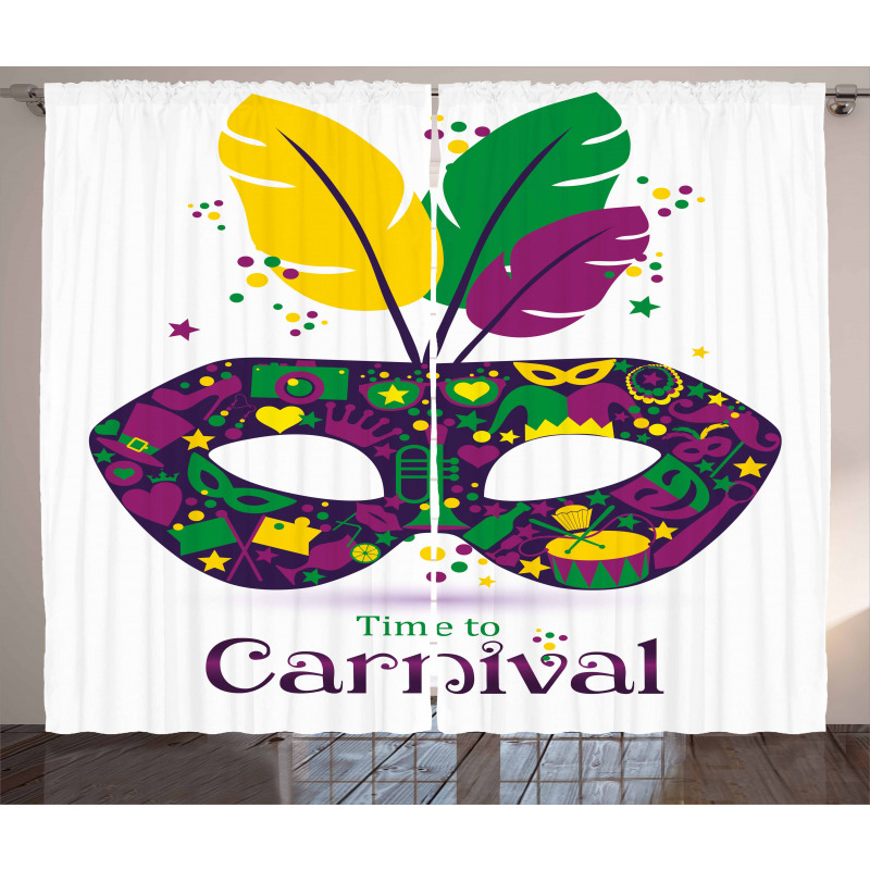 Time to Carnival Curtain
