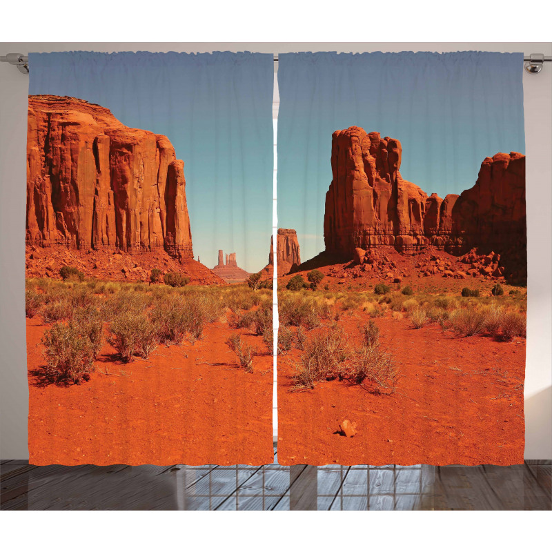 Hot Day Monument Valley Curtain