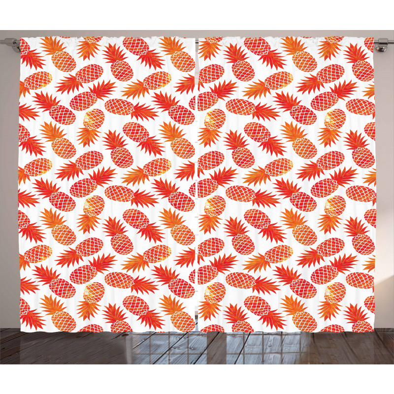 Vintage Tropical Exotic Curtain