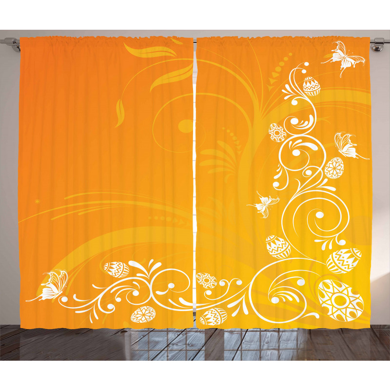 Easter Themed Ornate Curtain