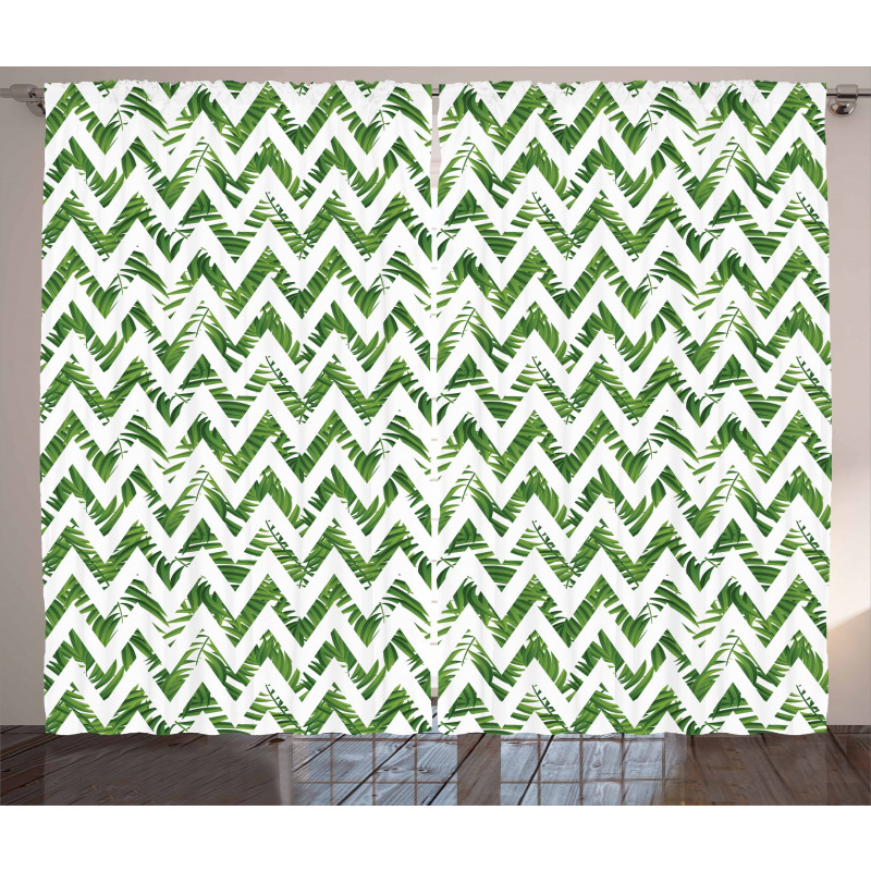 Chevron Motif Curtain