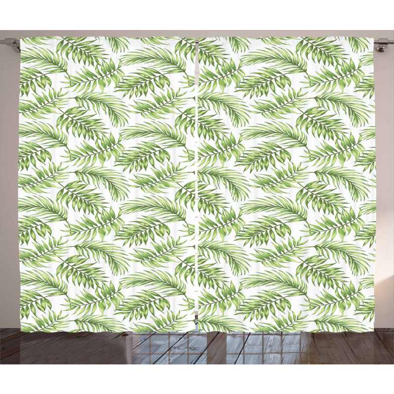Exotic Tree Hawaiian Curtain