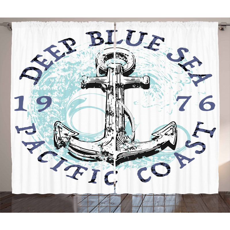 Pacific Coast Emblem Curtain