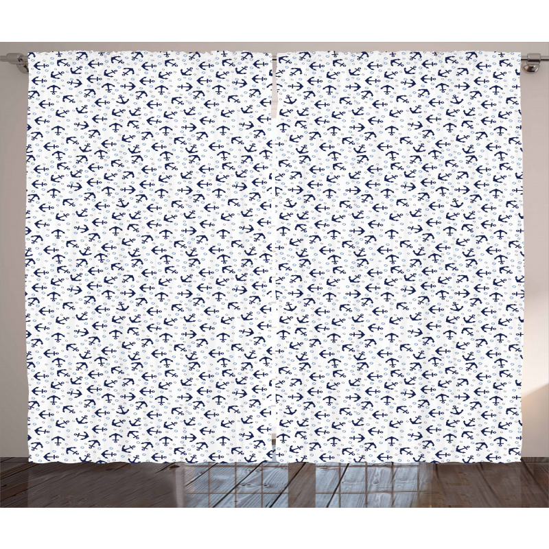 Dark Blue Marine Curtain