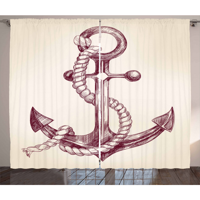 Realistic Marine Design Curtain