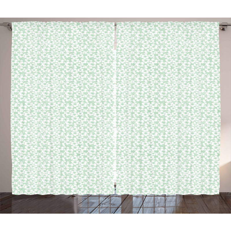 Fresh Springtime in Hawaii Curtain