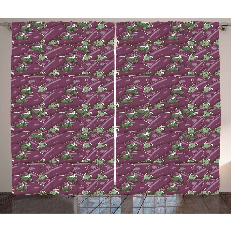 Retro Cusine Eating Curtain