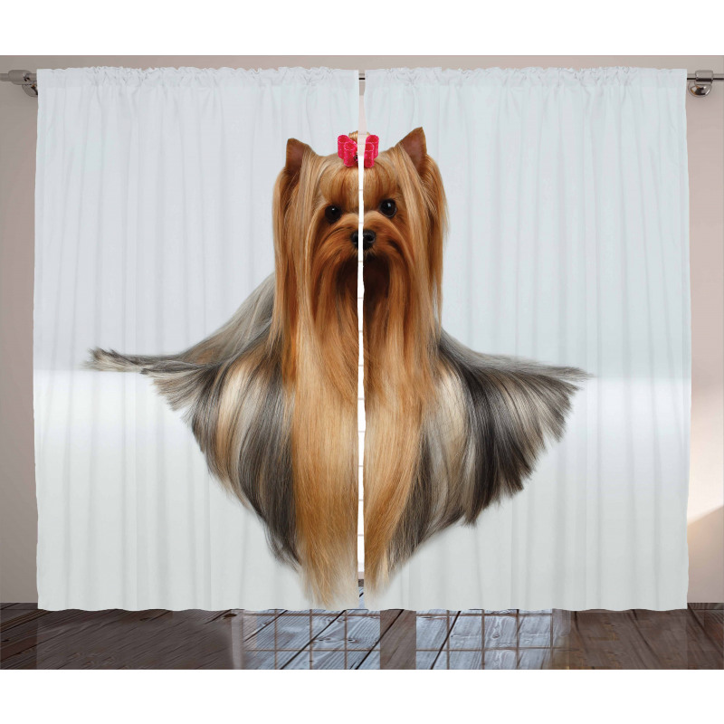 Groomed Hair Curtain