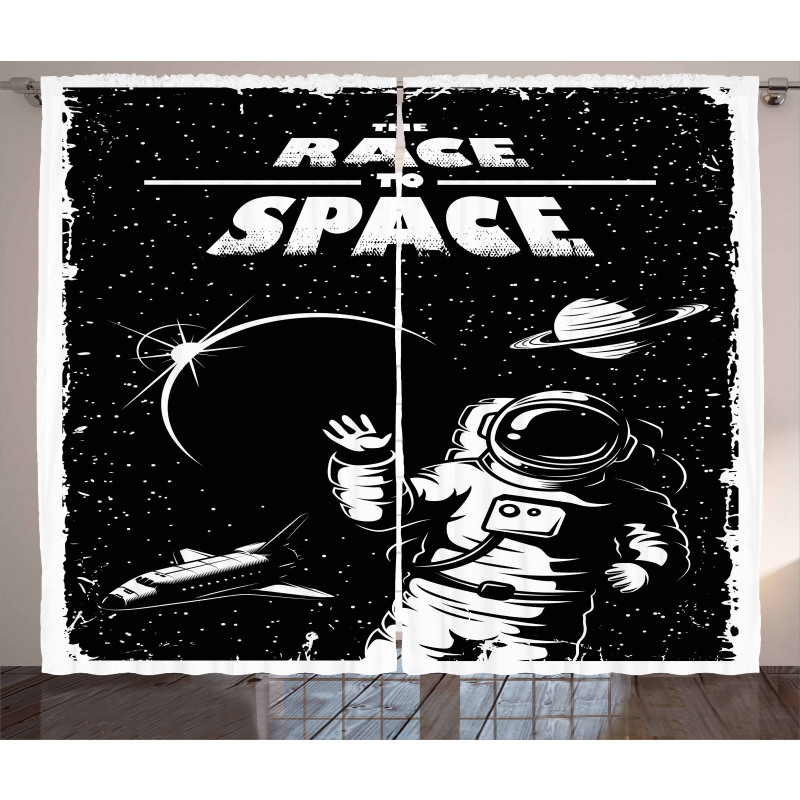 Race to Space Curtain