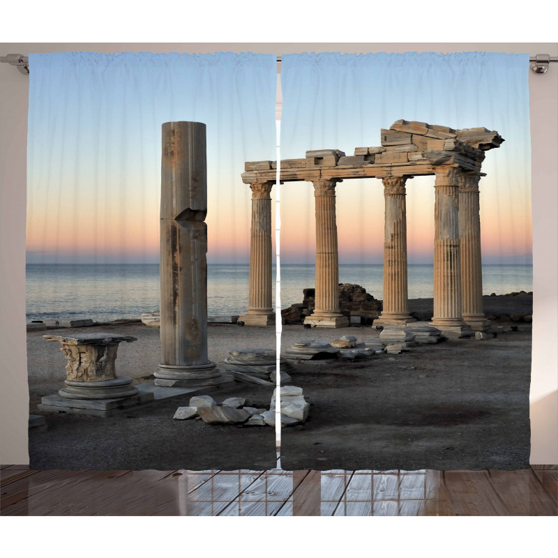 Greece Pillars Curtain