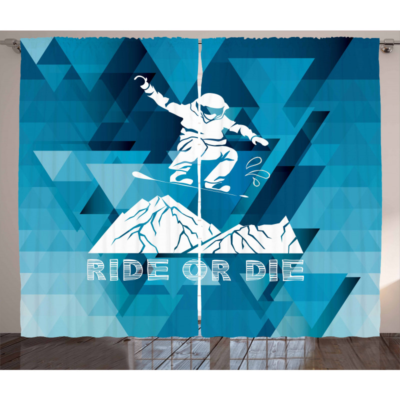 Ride or Die Sketch Curtain