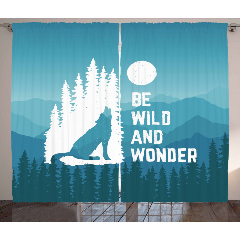 Be Wild and Wonder Curtain