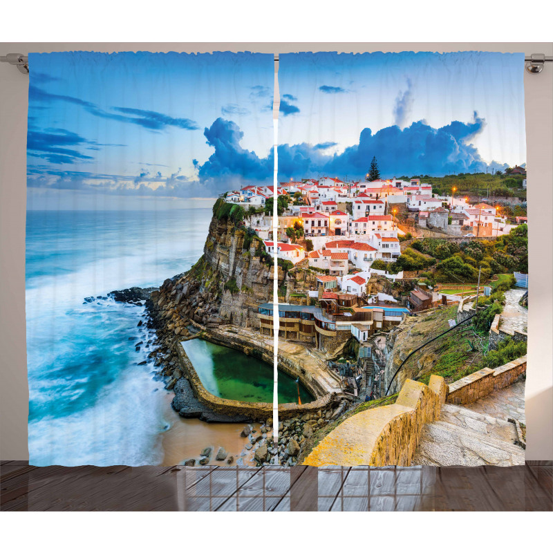 Portuguese Town Curtain