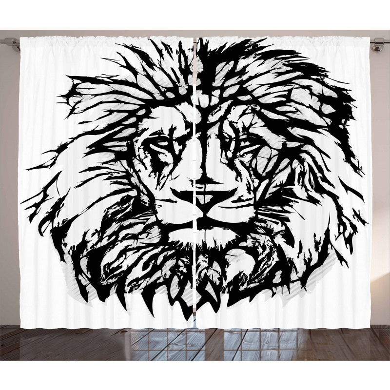 Savannah Wildlife Pattern Curtain