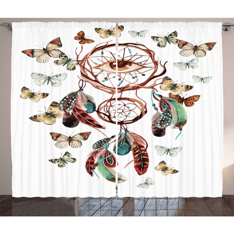 Dreamcatcher Art Curtain