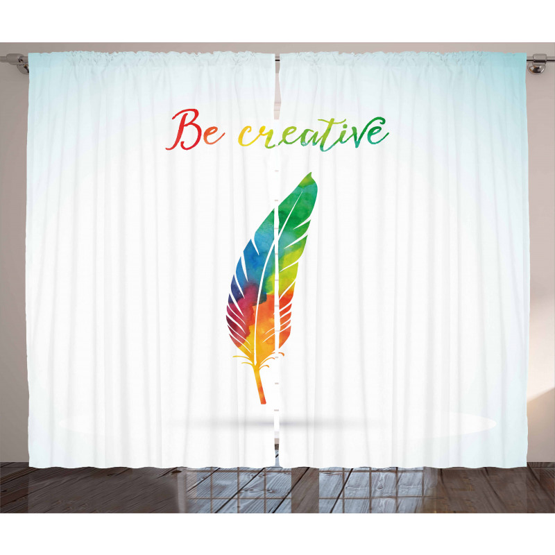 Rainbow Quill Creative Curtain