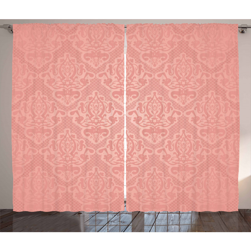 Antique Lace Style Ombre Curtain