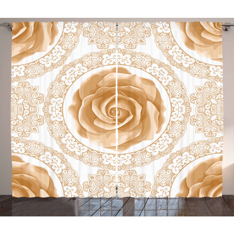 Rose Florets Curtain