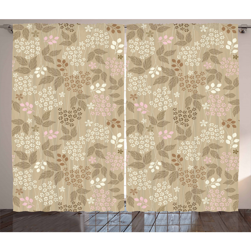 Daisies Romantic Ornate Curtain