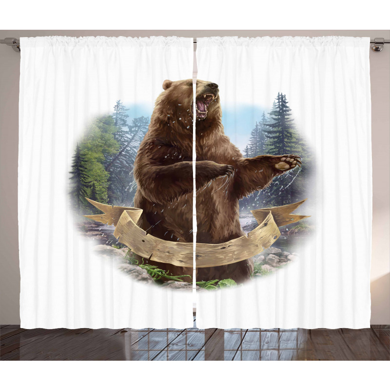 Angry Carnivore Mammal Curtain