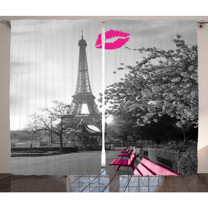 Romantic City and a Kiss Curtain