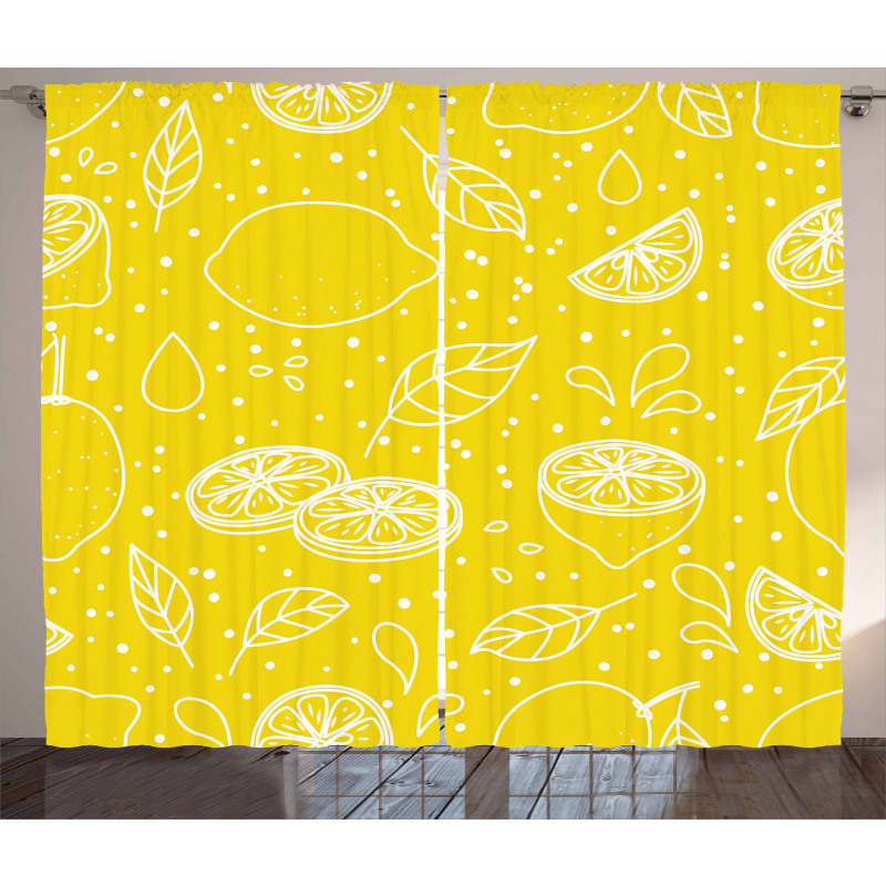 Juicy Lemons Curtain