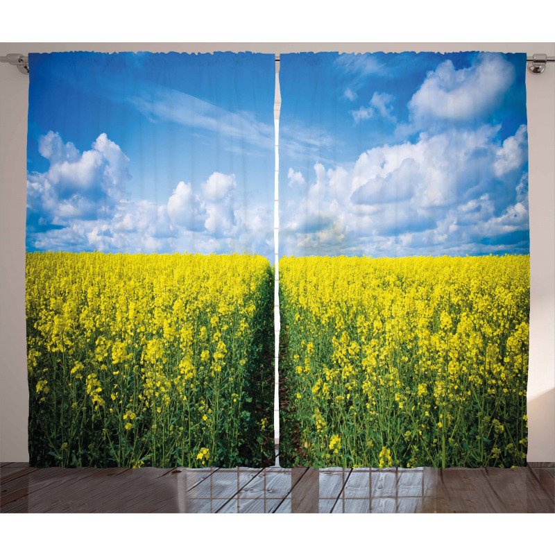 Floral Pathway Curtain