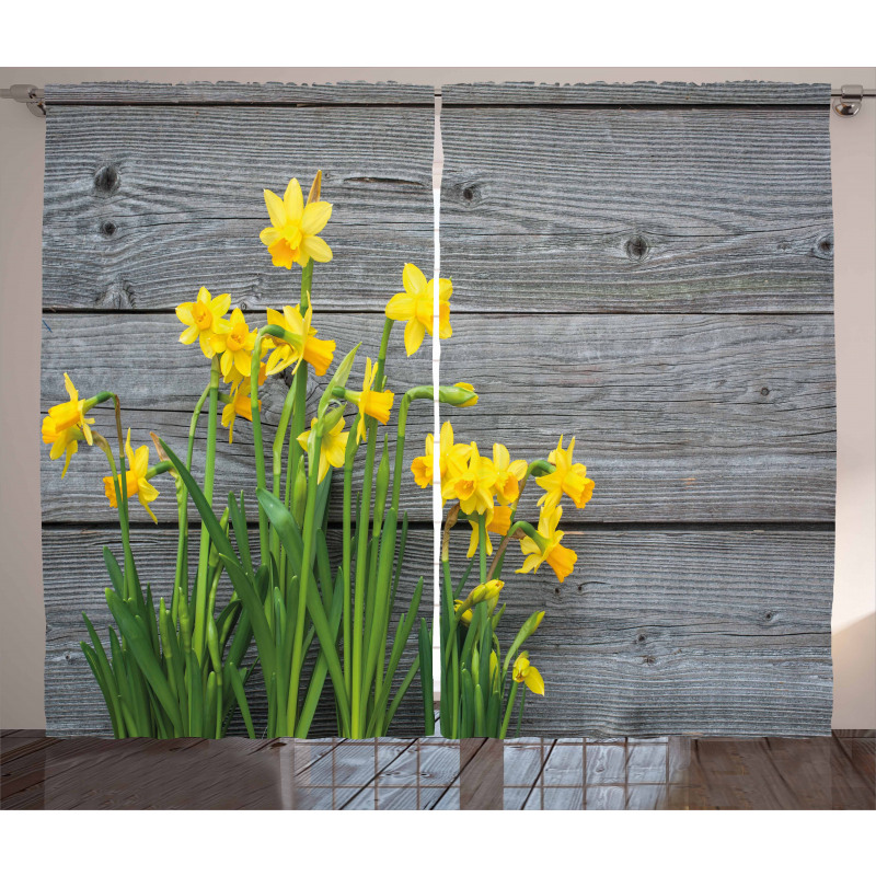 Daffodil Bouquet Curtain