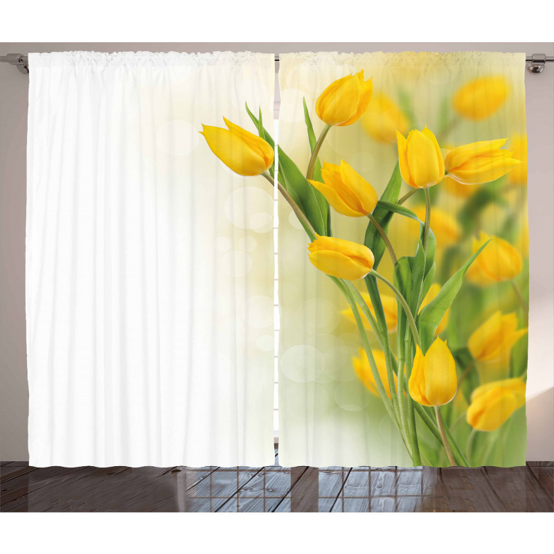 Romantic Tulips Curtain
