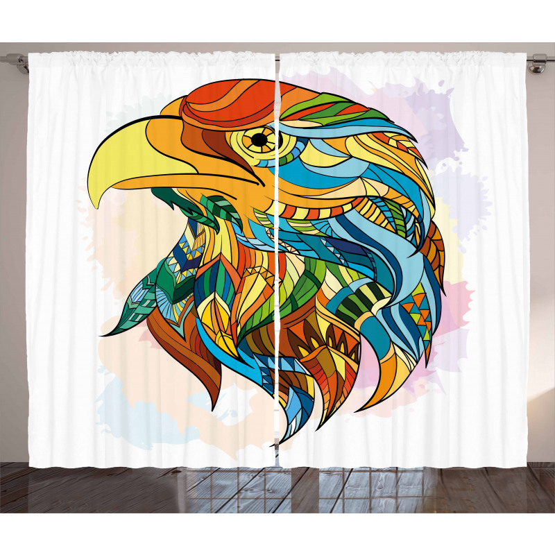 Oriental Animal Curtain